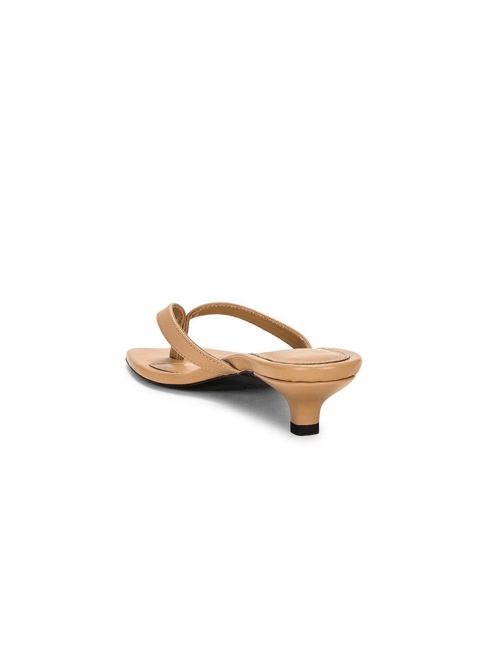 TOTEME Kitten Heel Flip-Flip in Sand Dune - Picture 4 of 13